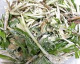 ごぼうと水菜のサラダ作り方4写真