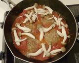 クリスマスに♪トマト煮込みハンバーグ作り方5写真