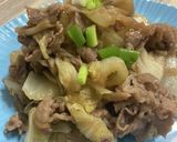 牛肉と白菜の炒め煮作り方7写真