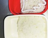 そぼろで彩りクリスマスツリー弁当☆作り方3写真