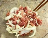 【楽めし】豚と玉ねぎの胡麻味噌作り方2写真