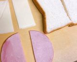 朝食に！ハム玉チーズフレンチトースト作り方1写真