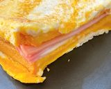 朝食に！ハム玉チーズフレンチトースト作り方6写真