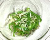 レンチン☆玉ねぎとピーマンのポン酢和え作り方2写真