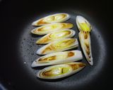 焼きねぎと舞たけの卵とじ丼☆作り方2写真