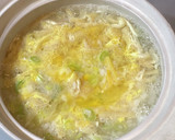 卵&油揚げとネギの雑炊作り方4写真