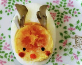 ゆで卵サンタさんとトナカイさん☆√作り方28写真