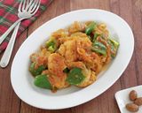 鶏ももとピーマンのカレー炒め作り方6写真
