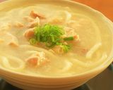 〖 鶏もも肉の鬼おろしあんかけうどん 〗作り方5写真