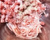 大葉香るコリコリ食感の鶏つくね作り方1写真