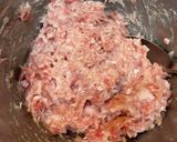 大葉香るコリコリ食感の鶏つくね作り方2写真