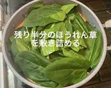 ほうれん草鍋　鉄分補給作り方14写真