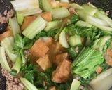 小松菜と厚揚げの麻婆炒め作り方5写真
