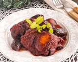 鶏肉とデーツの♡お肉柔らか赤ワイン煮作り方4写真