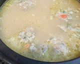 濃厚鶏白湯の鶏つくね鍋作り方2写真