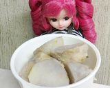 リカちゃん♡里芋 豚肉 しめじ炊いたん作り方1写真