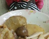 リカちゃん♡里芋 豚肉 しめじ炊いたん作り方13写真