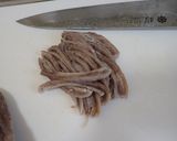 マグロ胃袋のおろしネギぽん酢作り方3写真