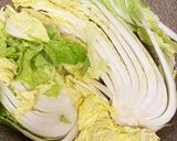 焼き白菜、温玉、ベーコンのせ作り方3写真