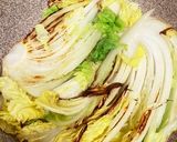 焼き白菜、温玉、ベーコンのせ作り方4写真
