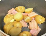 米久原形ベーコンブロックジャーマンポテト作り方3写真