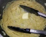 フライパン一つで明太子パスタ作り方4写真