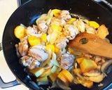 鶏肉と野菜のトマト煮込み（カチャトーラ）作り方3写真