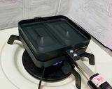 ブラックホットサンドメーカーホットサンド作り方4写真