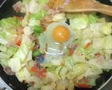 卵でまろやか野菜炒め作り方4写真