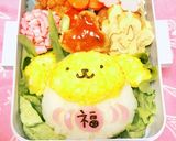 ポムポムプリン　キャラ弁　受験　合格弁当作り方8写真