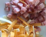 HBでベーコンとチーズのパン作り方3写真
