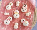 クリスマスに♡雪だるまメレンゲクッキー作り方4写真