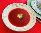 クリスマスを華やかに✨ビーツのスープ作り方4写真
