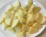 デンマークのチーズ入り☆白いポテサラ作り方1写真