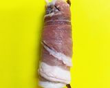 生きくらげの豚肉巻き作り方3写真