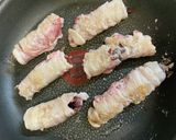 生きくらげの豚肉巻き作り方5写真