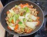 ロピア味付鶏肉塩レモンで洋風焼きうどん作り方24写真