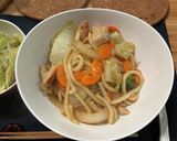 ロピア味付鶏肉塩レモンで洋風焼きうどん作り方29写真