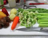 ちょっと大人な、たっぷり野菜ワイン蒸し作り方1写真