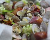 ちょっと大人な、たっぷり野菜ワイン蒸し作り方13写真