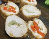 鶏の甘酢餡パプリカン⭐️ロール作り方6写真