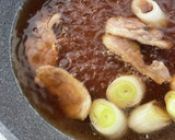 鴨南蛮～柚とニンニクと黒胡椒のパンチ～作り方5写真