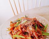 お弁当★韓国人の旨辛プルコギ★賄いご飯作り方6写真