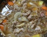さつまいも入り肉じゃが作り方2写真