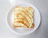 ピーカンナッツとりんごのスイーツトースト作り方2写真