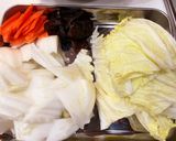 鶏白湯で八宝菜作り方2写真