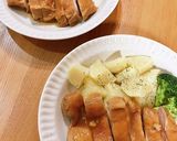 鶏もも肉の照り煮弁当 21/12.20作り方1写真