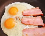 分厚いベーコンのハンバーガー作り方2写真