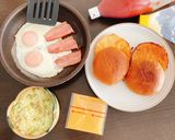 分厚いベーコンのハンバーガー作り方3写真