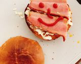 分厚いベーコンのハンバーガー作り方4写真